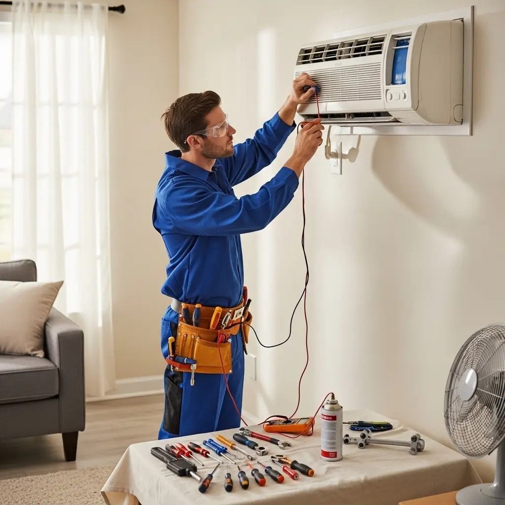 Polatlı Grundig Grundig klima gaz dolumu ve bakım – Enerji verimliliği artırıldı. - Teknik servis örneği